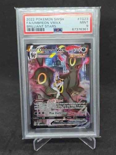Umbreon Vmax Tg23 Brilliant Stars Pokemon PSA 9