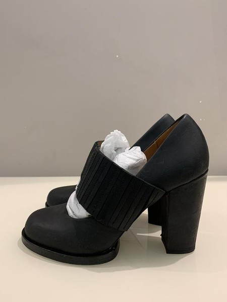 Women & Other Stories Heels Black Leather 38 #3G1P