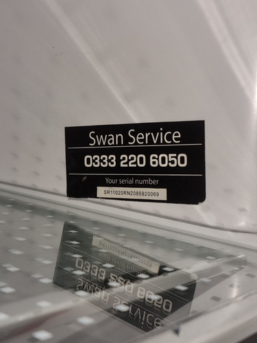 Swan Retro Swan Fridge Freezer Red SR11020RN - Picture 3 of 5
