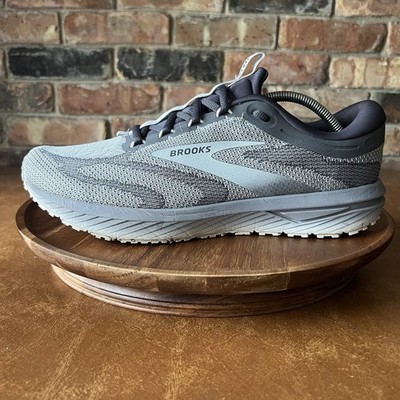 Brooks Revel 7 Gray Balanced Cushion Men's 12 Road Running Shoes Sneakers
