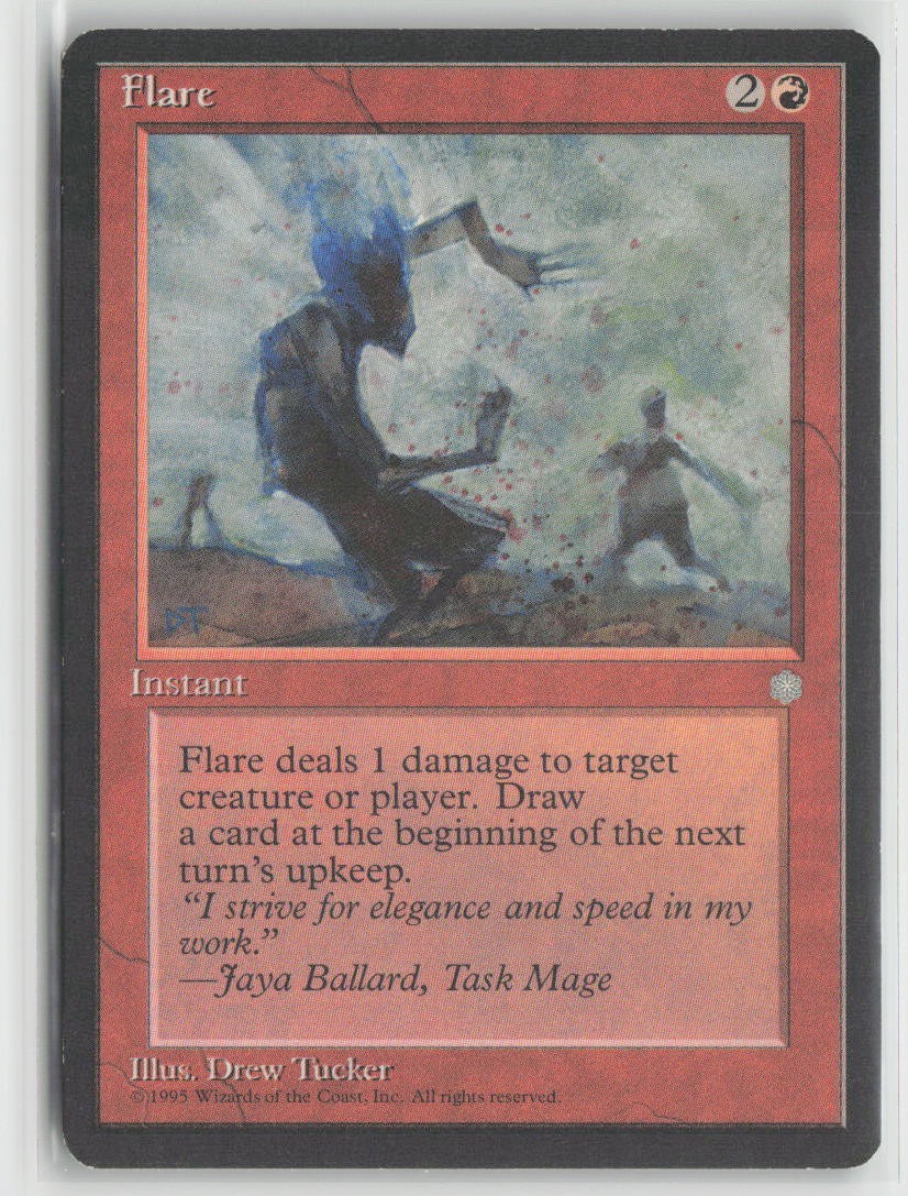 Flare Common Ice Age Magic: The Gathering Lightly Played