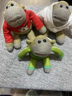 PG Tips Monkey Chimps Gym Kit Rare Knitted Happy Christmas & Dressing Gown Box