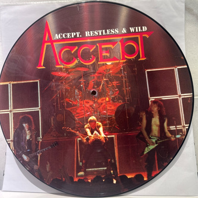 ACCEPT Restless & Wild HEAVY METAL WORLDWIDE LP Rare Picture Disc