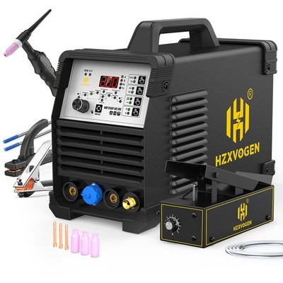 HZXVOGEN Schweißgerät TIG AC DC 2T/4T Wig 200A IGBT Tig MMA Inverter Welder 220V