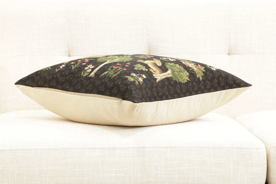 Funda de almohada decorativa tapiz cojín fundas de almohada decoración del hogar 18x18 pulgadas Foto 4 de 4