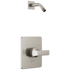 Delta T14237-SSLHD Shower Trim 1/2" SS Modern Design Velum 14 Series