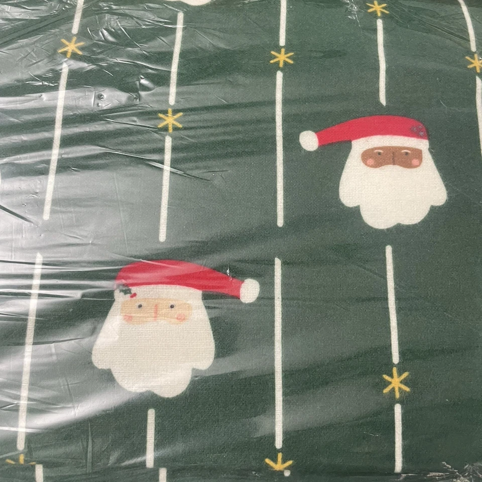 Parafuso de tecido de flanela super aconchegante 8yds feriado verde Natal Papai Noel para JOANN - Imagem 2 de 4