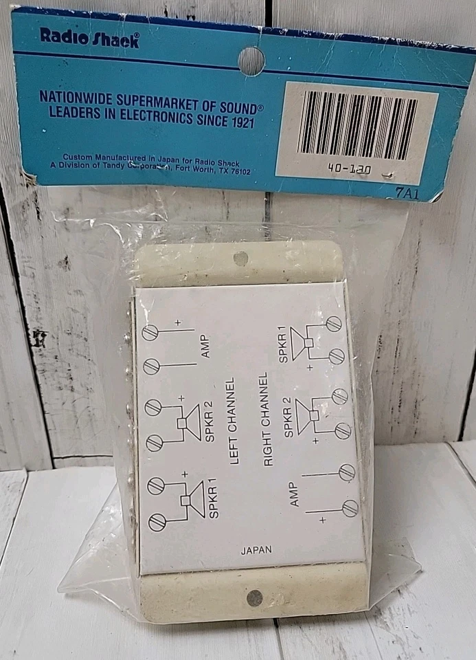 Realistic Stereo Speaker Selector Switch NOS Radio Shack 40-130A - Image 3 of 4