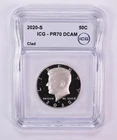 2020-S Kennedy Half Dollar Clad PR70 DCAM ICG