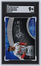 Ozzie Smith Cardinals Signed 2017 Topps Five Star Silver #SS-OS #2/20 SGC 9 Card