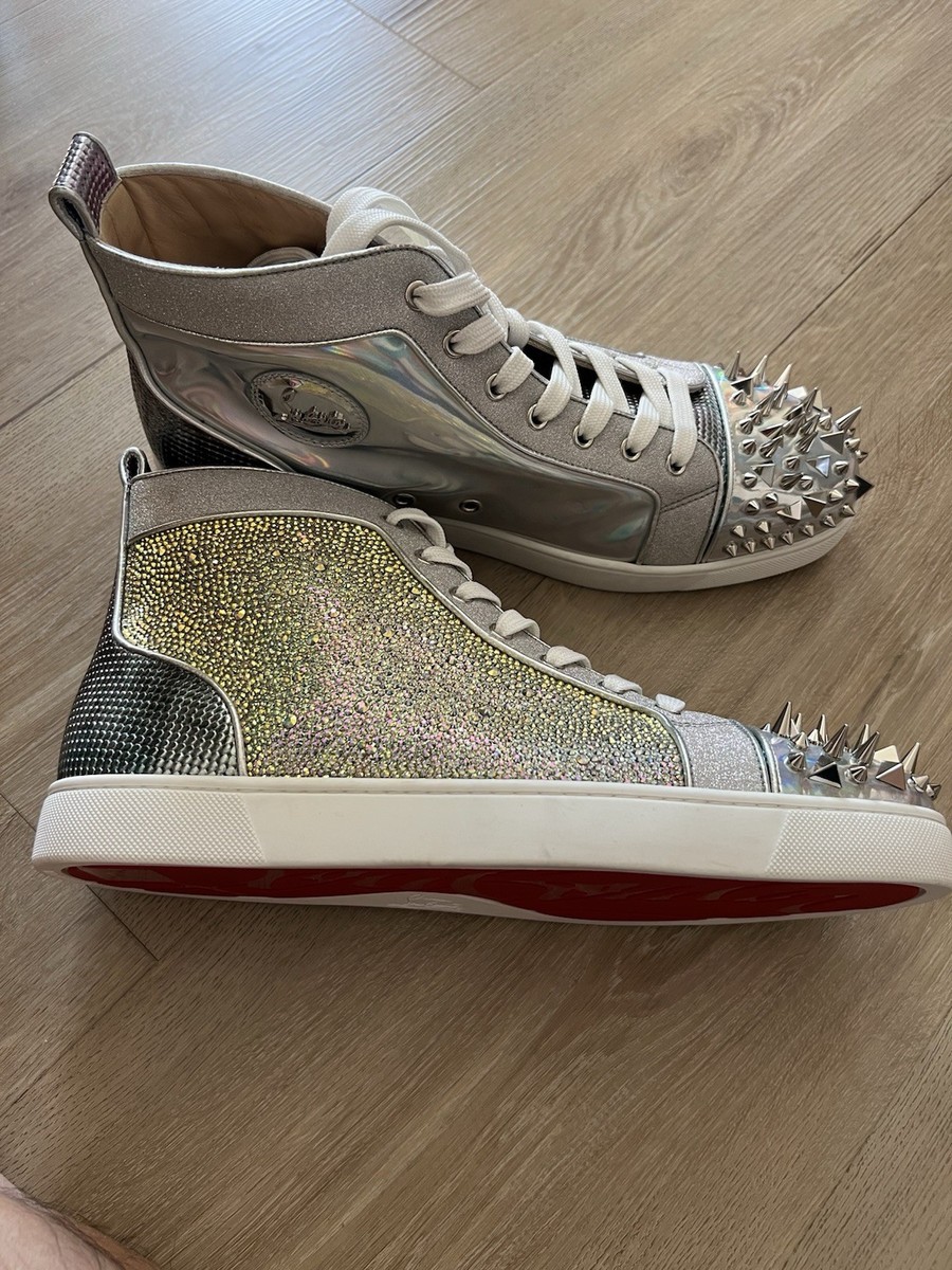 Christian Louboutin New Strass Spike Sneakers Shoes Trainers 45