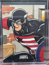 Topps Marvel Captain America US Agent Sketch Card 1/1 Art Auto Eric Lehtonen