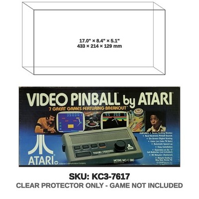 Protector For Atari Video Pinball & Sears Tele-games Pinball Breakaway - Cons...