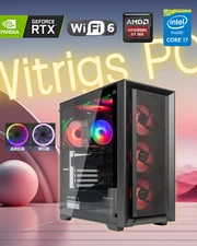 Entry Level PC ARGB i7 UpTO 16GB 512GB SSD RTX 3050 6GB WIFI 6 WIN 11 pro