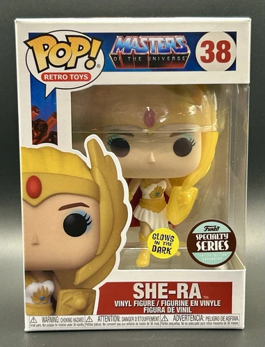 Funko Pop ! Masters of The Universe Classic She-Ra Glow Exclusive Figure ! 38