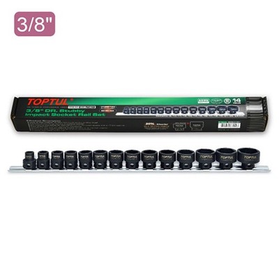 Schlagsteckschlüsselsatz 3/8'' TOPTUL GDBU1401