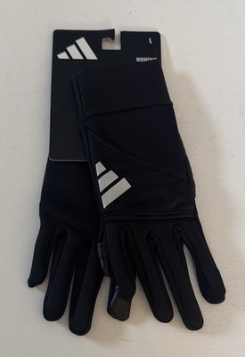 Adidas Running Gloves Womens Large Black
