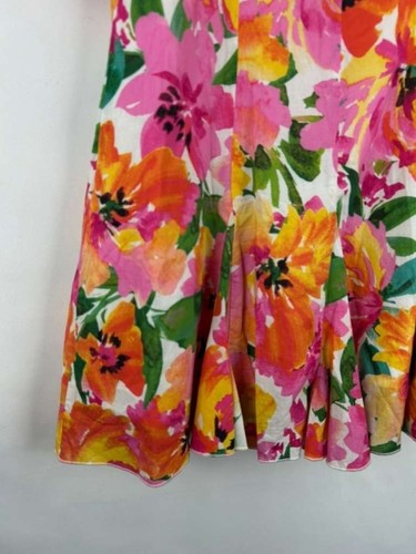 Showpo Women's Size US 6 Floral Puff Sleeve Dress Multi-Color - Picture 14 of 16