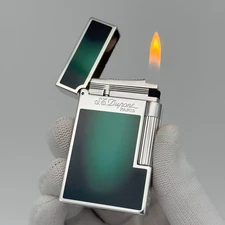 Dupont Soft Flame Lighter Cling Sound Butane Refillable For Smoking Men Gift