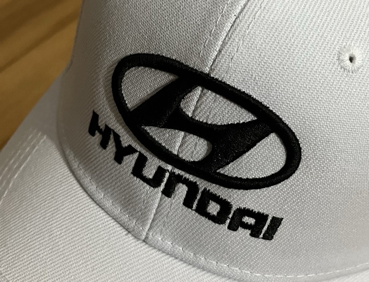 Auto Hyundai Embroidered Symbol Baseball Cap(White)Hat Men Women