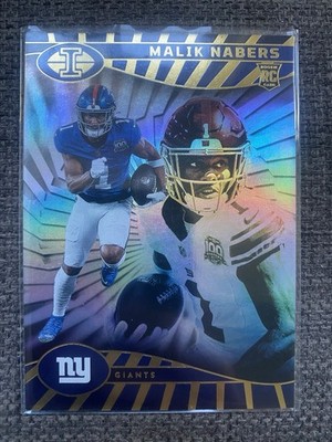 2024 Panini Illusions MALIK NABERS Base Rc #66 New York Giants Card B4