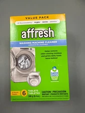 Affresh Washing Machine Cleaner, 6 Month Supply, Cleans Front Load and Top Load