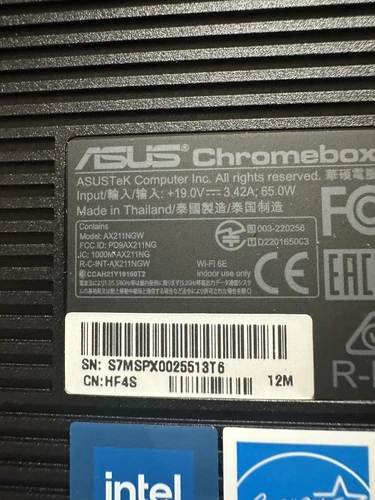 Asus Chromebox 5 Chromebox 5-SC017UN-WC Chromebox - Intel 7305 Processor GAA - Picture 8 of 10