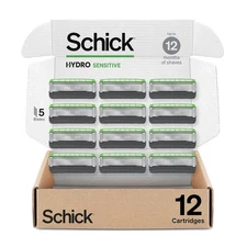 Hydro Razor Blades - 12 Refills Designed for Comfort & Irritation Protection