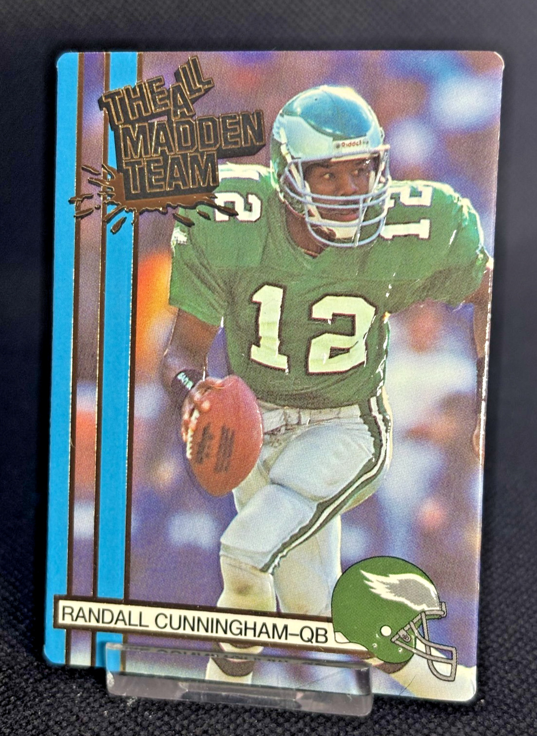 RANDALL CUNNINGHAM 1990 ACTION PACKED ALL-MADDEN TEAM FOOTBALL CARD # 26 