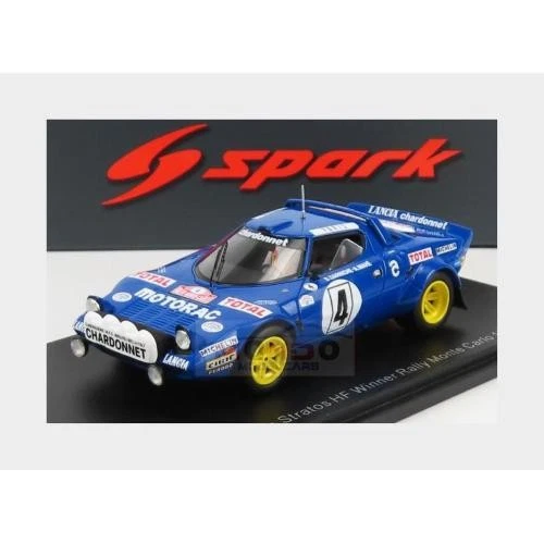 1:43 SPARK Lancia Stratos Hf #4 Winner Rally Montecarlo 1979 Darniche Mahe S9096 - Immagine 2 di 2