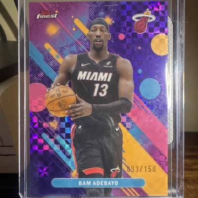 2026 Topps Finest - Bam Adebayo Purple X-Fractor - #52 /150 - NBA Miami Heat