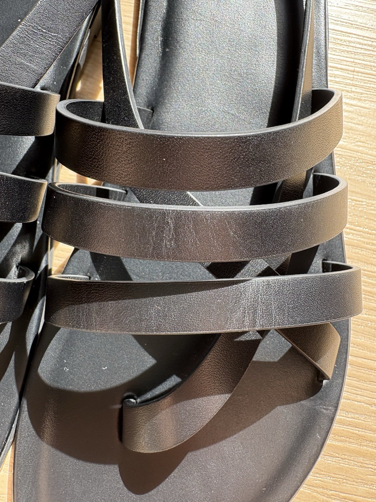 FILA Sandali The Row The Line neri in pelle con slingback piatti 40 39 5 39 nuovi $1.090