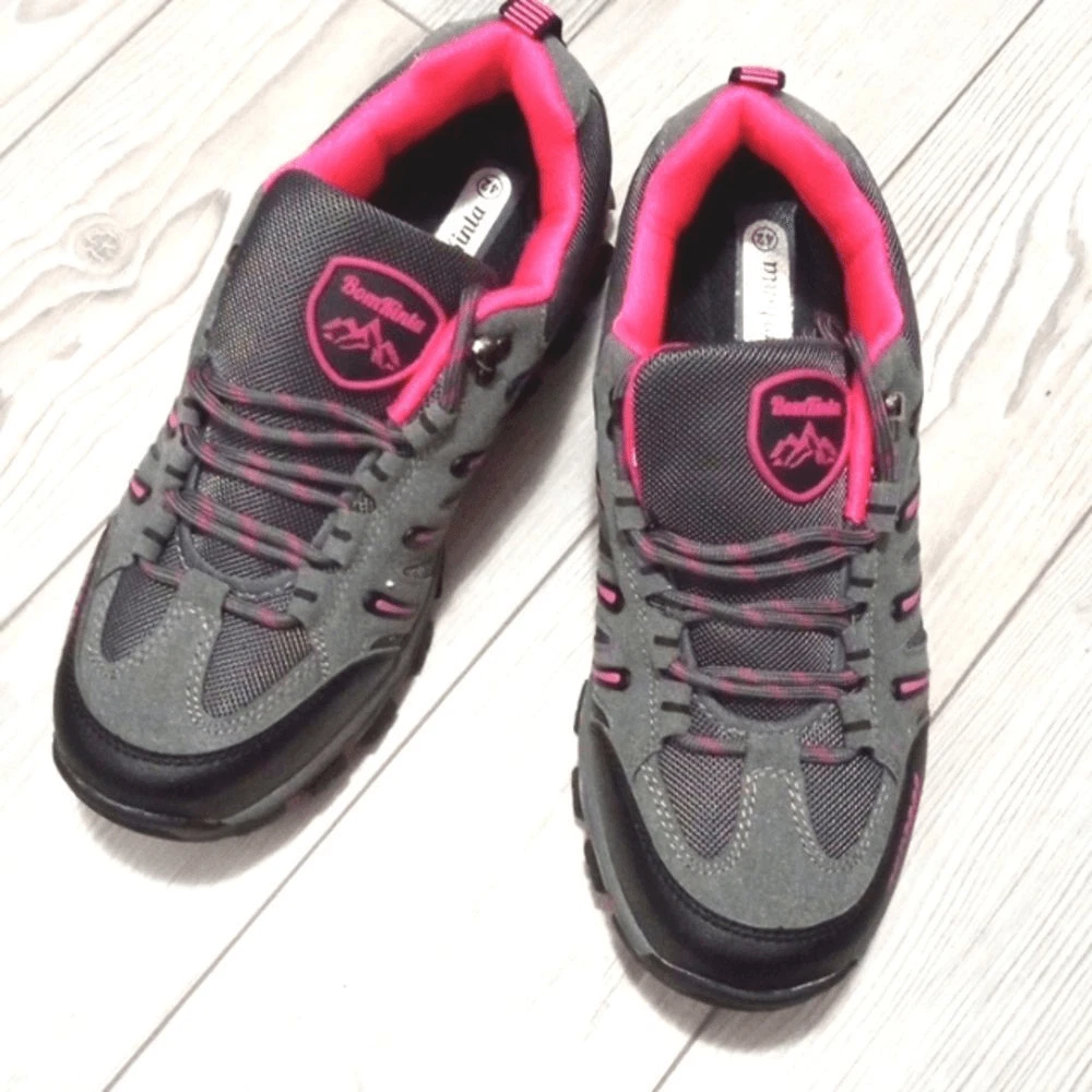 (41-3615) BomKinta Women’s Outdoor Trail Shoes Sz 42 (11.5) Black/ Pink