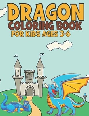 Dragon Coloring Book for Kids Ages 3-6: Coloring Book G - English, Spanish Langu