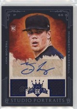 2015 Panini Diamond Kings Blue Framed /25 Trevor May #21 Auto 1h0p