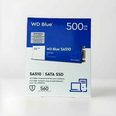 Western Digital 500GB WD Blue - SA510 - SATA SSD - WDS500G3BOB