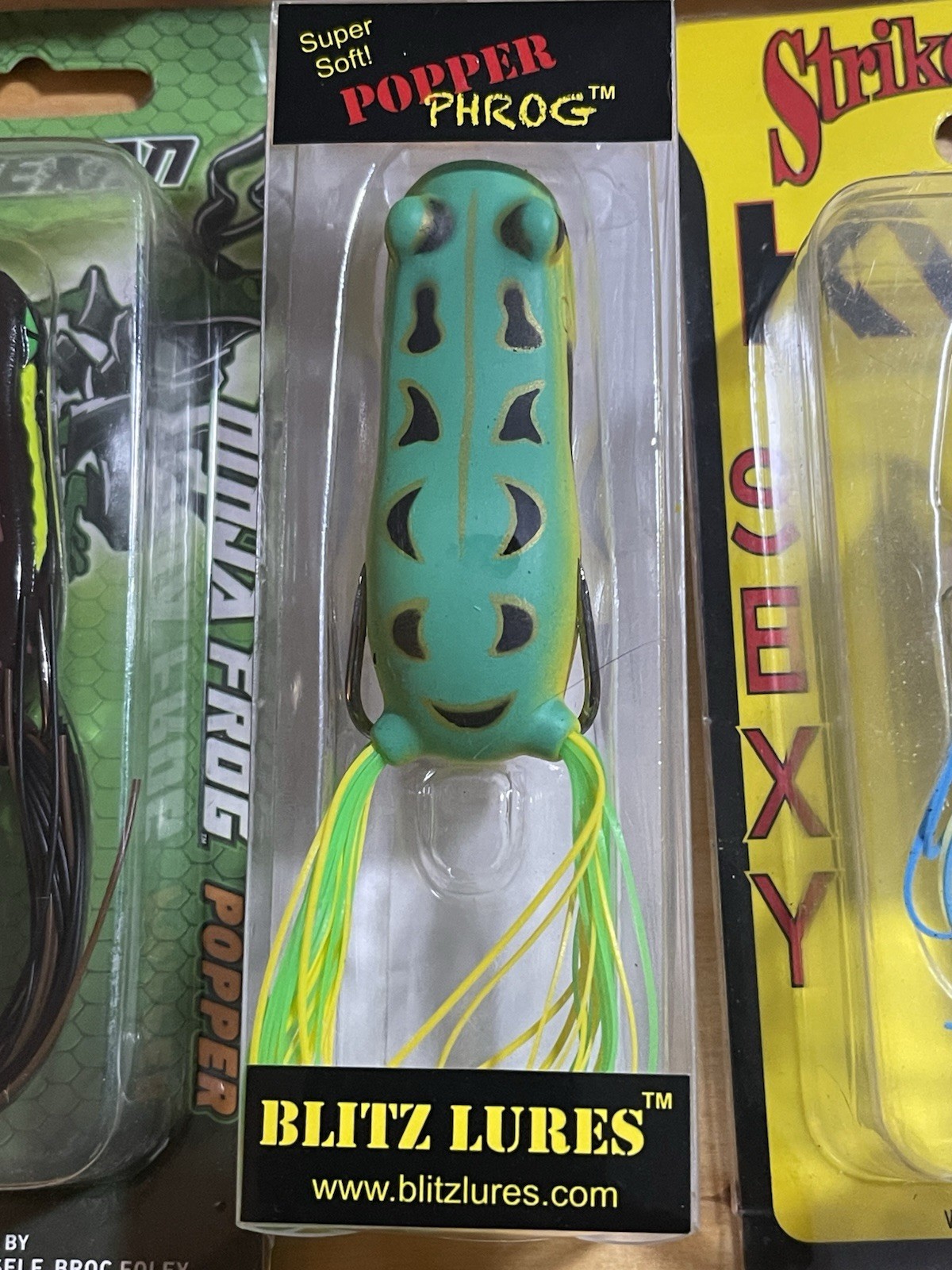 Lunkerhunt, Kalin's, Booyah Frog Topwater Lures Lot, 6 Multicolor - Image 3