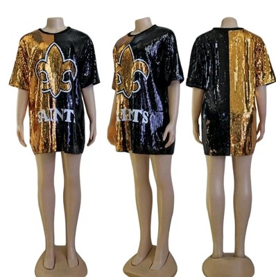 green emerald velvet dress Touchdown Black Sequin Football Dress – Shop the Mint main image 1