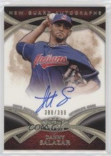 2014 Topps Tier One New Guard Auto 380/399 Danny Salazar #NGA-DSA Auto sh7