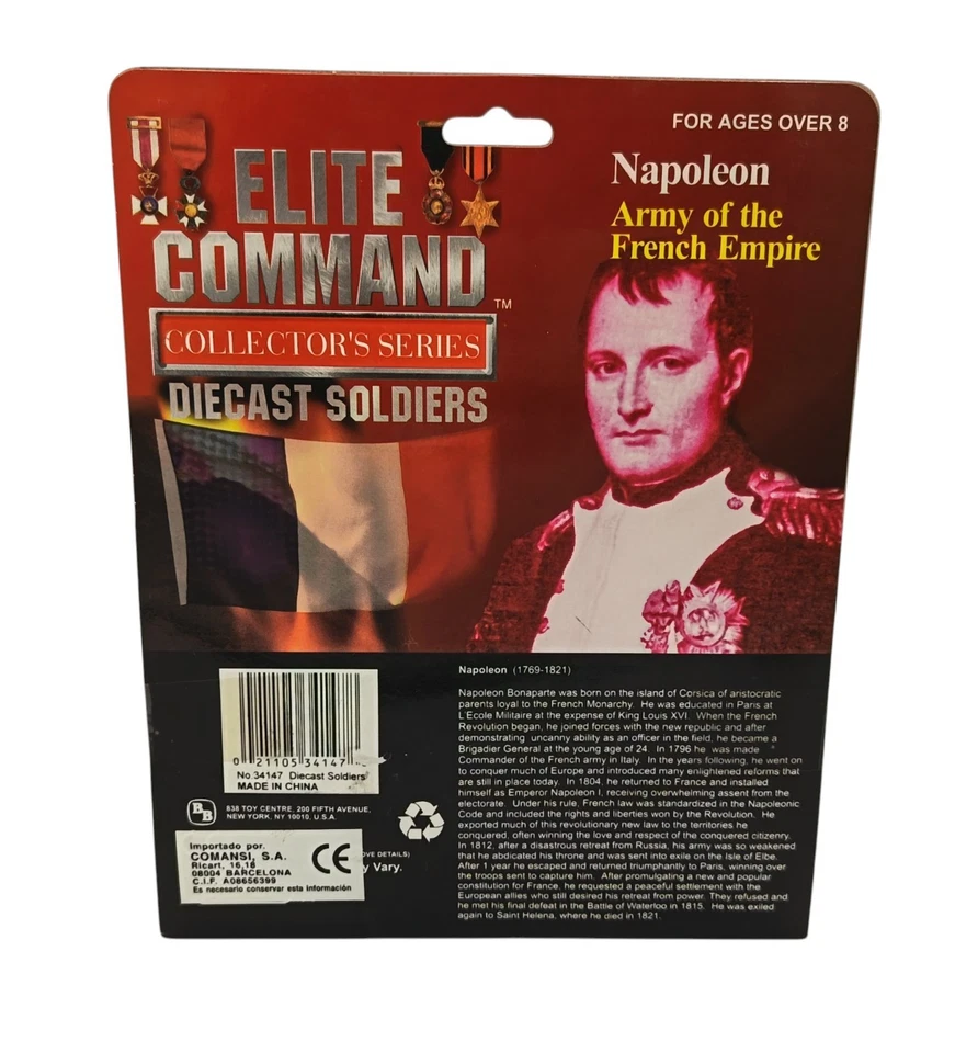 Lot 4 Figurines Elite Command Napoléon 1er Empire 1/32 60mm 34147 - Photo 2/3