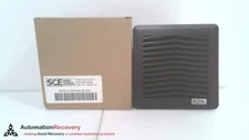SAGINAW CONTROL & ENGINEERING SCE-N12FA44-24VDC BLACK FILTER FAN, NEW #325557