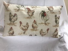 Chickens and Cockrels Bolster Cushion 20x12(50x30)
