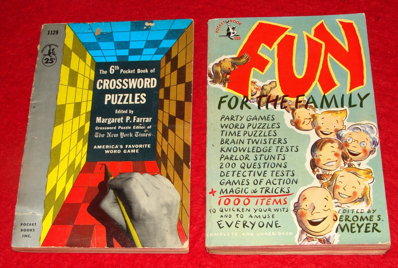 1956 Paperback 6th Pocket Book Of Crossword Puzzles 1949 Fun For The 1956-paperback-6th-pocket-book-of-crossword-puzzles-1949-fun-for-the