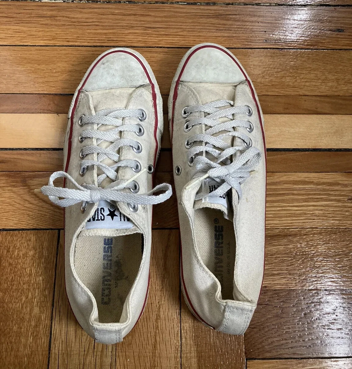 Vintage 80s 90s Converse All Star Chuck Taylor Low Made In USA