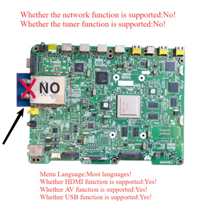 Compatible Samsung TV Main Board BN41-01622B UE60D8000