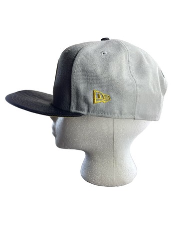 Pittsburgh Steelers New Era Gray & Black Gold Label Snapback Hat NEW no Tags - Picture 4 of 5