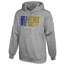 New Era Baltimore Ravens NFL Men's Game On Pullover Hoodie, Grey