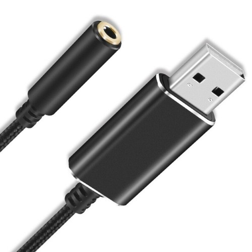 USB External Sound Card 3.5mm Headphone Surround Sound Adapter for Win - Afbeelding 5 van 10