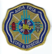 Agua Fria (Santa Fe County) NM New Mexico Fire Rescue Dept. patch - NEW!