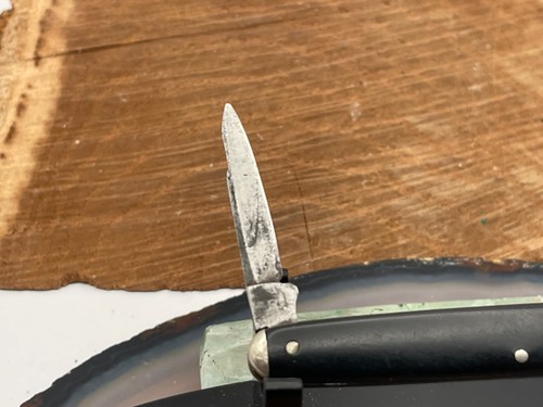 RARE Vintage Schrade Cut Co Walden NY 2 blade Pen pocket knife --361.25 - Picture 5 of 12